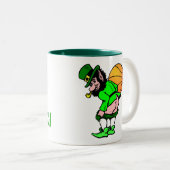 St Patrick's IDES O' MÄRZ Leprechaun Tasse (VorderseiteRechts)