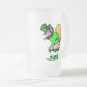 St Patrick's IDES O' MÄRZ Leprechaun Tasse (VorderseiteRechts)