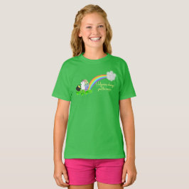 St. Patrick's Igel Unicorn mit Gold T-Shirt