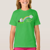 St. Patrick's Igel Unicorn mit Gold T-Shirt (Vorderseite)