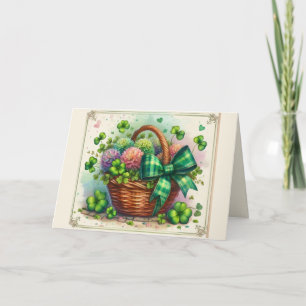 St Patrick's Irish Blessing Holiday Card Feiertagskarte
