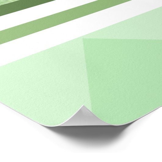 St. Patricks Irish Coffee Cat Poster / Print (Ecke)