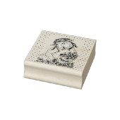 ST. PATRICK'S IRISH EWR UND KLEEBLATTS RUBBER-BRIE GUMMISTEMPEL (Stempel)