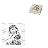 ST. PATRICK'S IRISH EWR UND KLEEBLATTS RUBBER-BRIE GUMMISTEMPEL (Stempel)