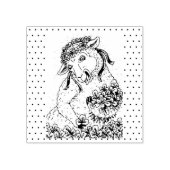 ST. PATRICK'S IRISH EWR UND KLEEBLATTS RUBBER-BRIE GUMMISTEMPEL (Prägung)