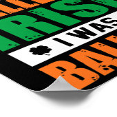 St. Patricks Irish Ich war ein bisschen größer und Poster (Ecke)