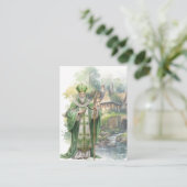 St. Patrick's Irish Ireland Heilige Gebetskarte Visitenkarte (Stehend Vorderseite)