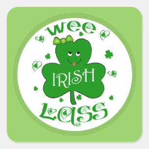 St. Patrick's Irish Kleeblatt Stickers