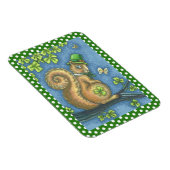 ST. PATRICK'S IRISH LEPRECHAUN SQUIRREL MAGNET (Rechte Seite)