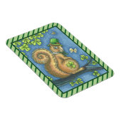 ST. PATRICK'S IRISH LEPRECHAUN SQUIRREL MAGNET (Rechte Seite)