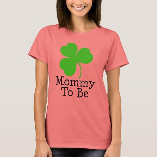 St Patricks Irish Mama zu sein T-Shirt (Vorderseite)