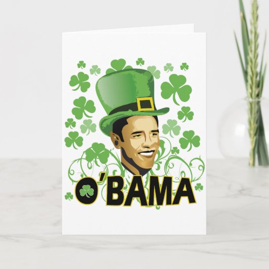 St Patrick's Irish O'Bama 2009 Karte (Vorderseite)