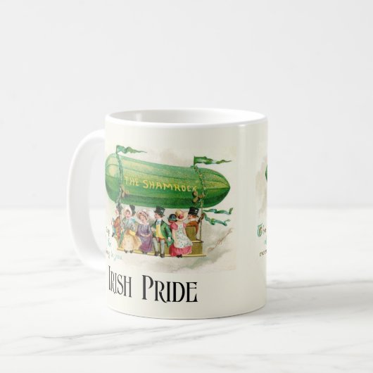 St. Patrick's Irish Pride Top of the Morning Kaffeetasse (Vorderseite Links)