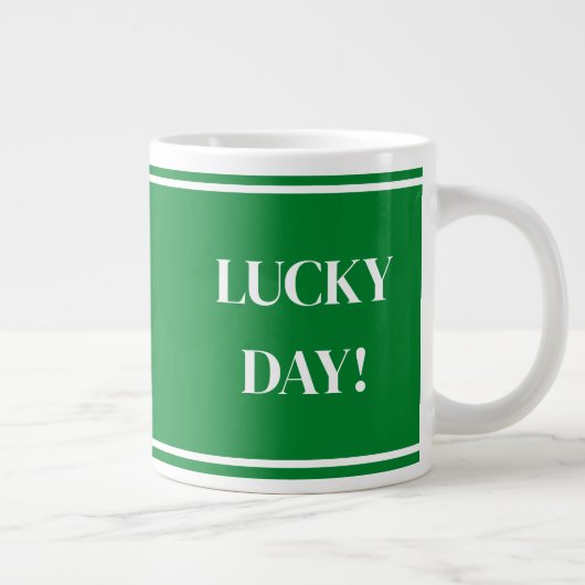 St. Patrick's Jumbo Tasse (Rechts)