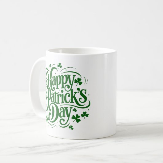 St. Patricks Kaffeetasse (Vorderseite Links)