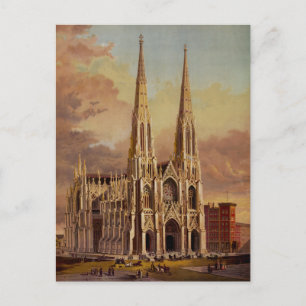 St. Patricks Kathedrale in Midtown Manhattan Postkarte