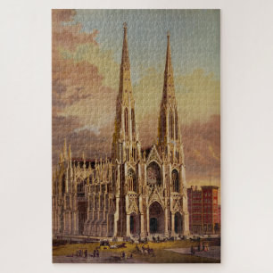 St. Patricks Kathedrale in Midtown Manhattan Puzzle