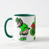 St. Patrick's Kiss Me Ich bin irische Tasse (Links)