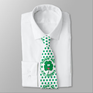 St. Patrick's Kiss Me I'm Irish Polka Dot Necktie Krawatte