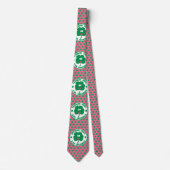 St. Patrick's Kiss Me I'm Irish Polka Dot Necktie Krawatte (Vorderseite)