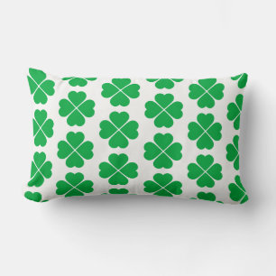 St. Patricks Kissen mit Kleeblatt