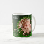 St. Patrick's Kleeblatt +Foto Tasse (VorderseiteRechts)