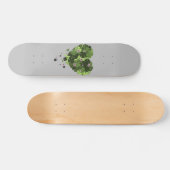 St. Patricks Kleeblatt-Herz Skateboard (Horizontal)