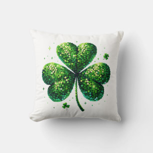 St. Patricks-Kleeblatt-Kissen Kissen