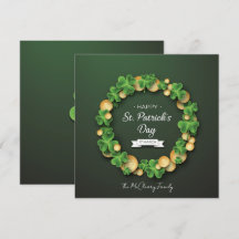 St. Patricks Kleeblatt Münzen