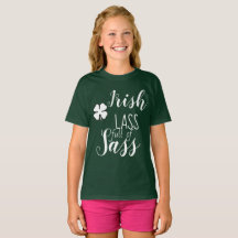 St. Patricks Lass-Shirt