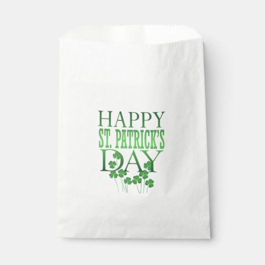St. Patrick's Leckerei Fvor Bag Geschenktütchen (Vorderseite)