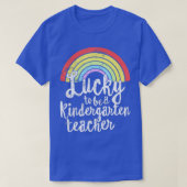 St Patricks Lehrerin zum Glück Kindergartenlehrer T-Shirt (Design vorne)