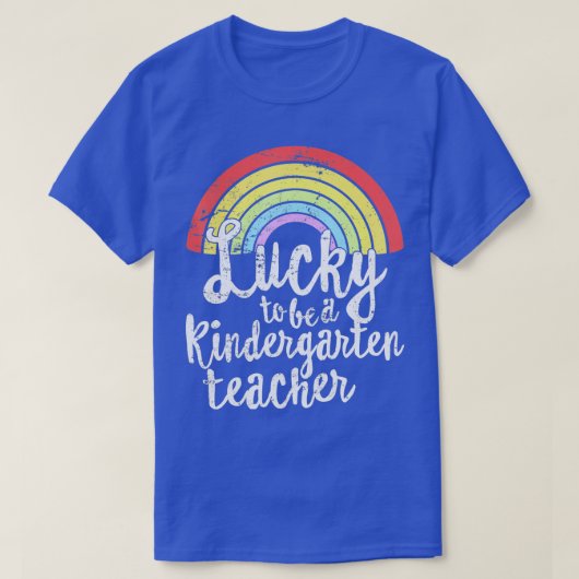 St Patricks Lehrerin zum Glück Kindergartenlehrer T-Shirt (Design vorne)