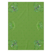 St. Patrick's Leprechaun Kleeblatts Tablecloth Tischdecke (Vorderseite)
