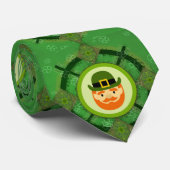 ST. Patricks Leprechaun Men-Krawatte Krawatte (Gerollt)