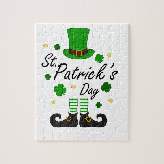 St Patricks Leprechaun Puzzle (Vertikal)