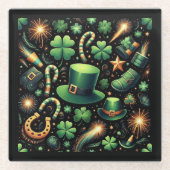 St. Patrick's Luck Glasuntersetzer (Vorderseite)