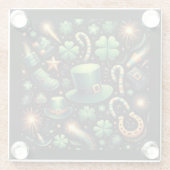 St. Patrick's Luck Glasuntersetzer (Rückseite)
