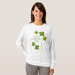 St Patrick's Lucky Charm Kleeblätter Vintag Niedli T-Shirt