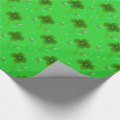 St. Patrick's Lucky Clover Geschenkpapier (Ecke)