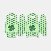 St Patricks Lucky Four Leaf Green Clover Pattern Geschenkschachtel (Ungefaltet)