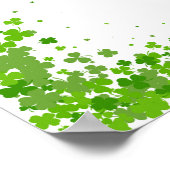 St Patrick's Lucky in Love Bridal Shower Welcome  Poster (Ecke)