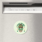 St. Patrick's Lucky Mama Skeleton Magnet (In Situ (Geschirrspüler))