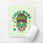 St. Patrick's Lucky Mama Skeleton Mousepad (Mit Mouse)