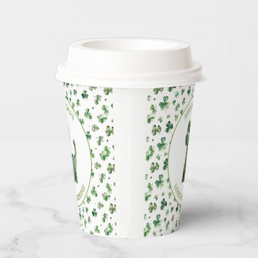 St Patricks Lucky One Dinosaur Paper Cup Pappbecher (Rechts)