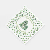 St Patricks Lucky One Einhorn Paper Napkins Serviette (Ecke)