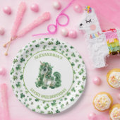 St Patricks Lucky One Einhorn Papierplatte Pappteller (Party)