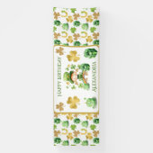 St Patricks Lucky One erster Geburtstag Banner (Vertikal)