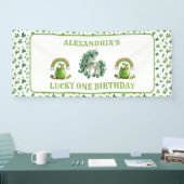 St Patricks Lucky One Unicorn Banner (Messe)