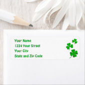 St Patrick's Lucky Shamrock Personalized Address (Insitu)